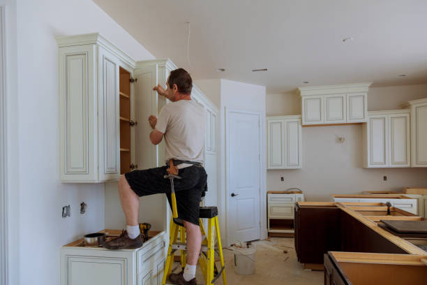 Open concept kitchen conversion in Havertown by JMT Kitchen Cabinet